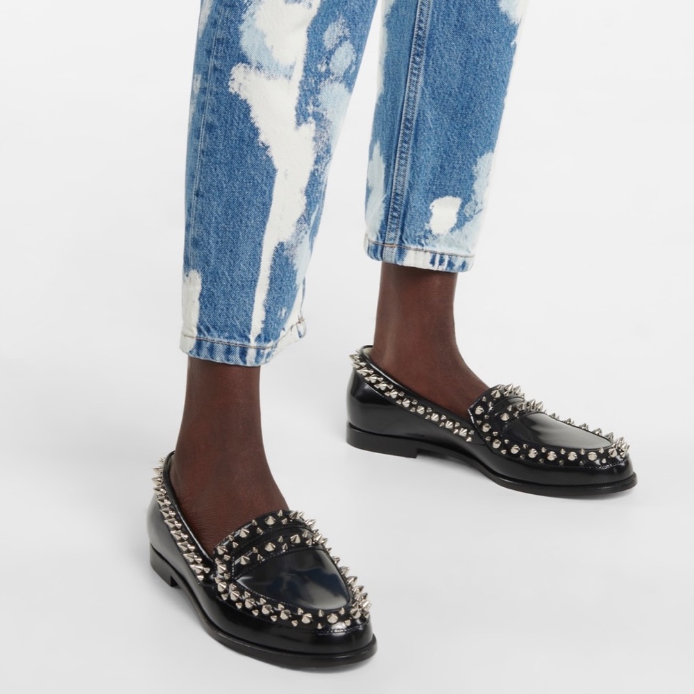 Christian Louboutin Mattia Spikes Donna Loafers - Picture 9 of 11